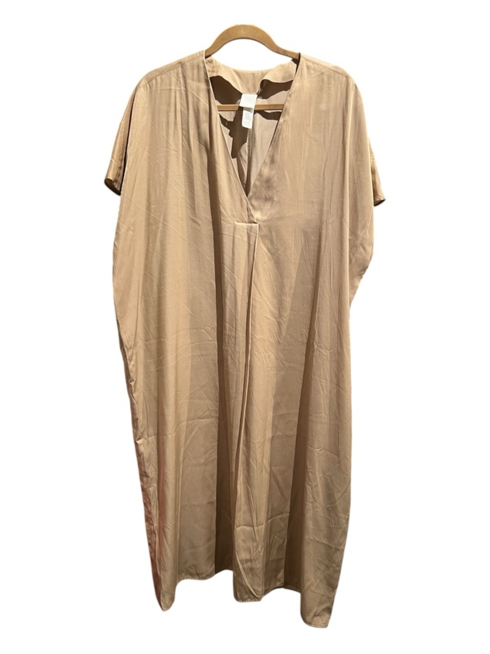 H&M Light Tan Kaftan Dress Size M